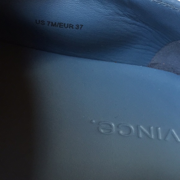 Vince Blair-12 Embossed Suede Slip-On Sneakers - Picture 7 of 8